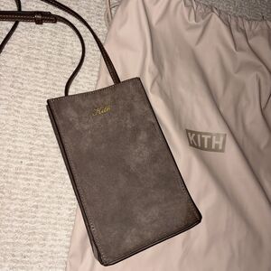 Ultra Rare Kith Emmett Mini Bag Incognito Suede Brown Complete w/ Protective Bag